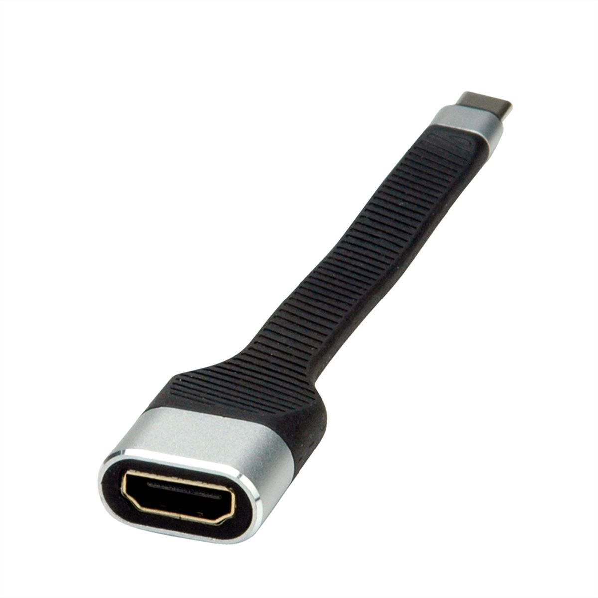 ROLINE Adaptateur Type C - HDMI, M/F, 0,13 m