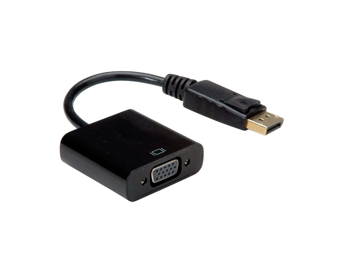 VALUE Adaptateur DisplayPort-VGA, DP M - VGA F, passif