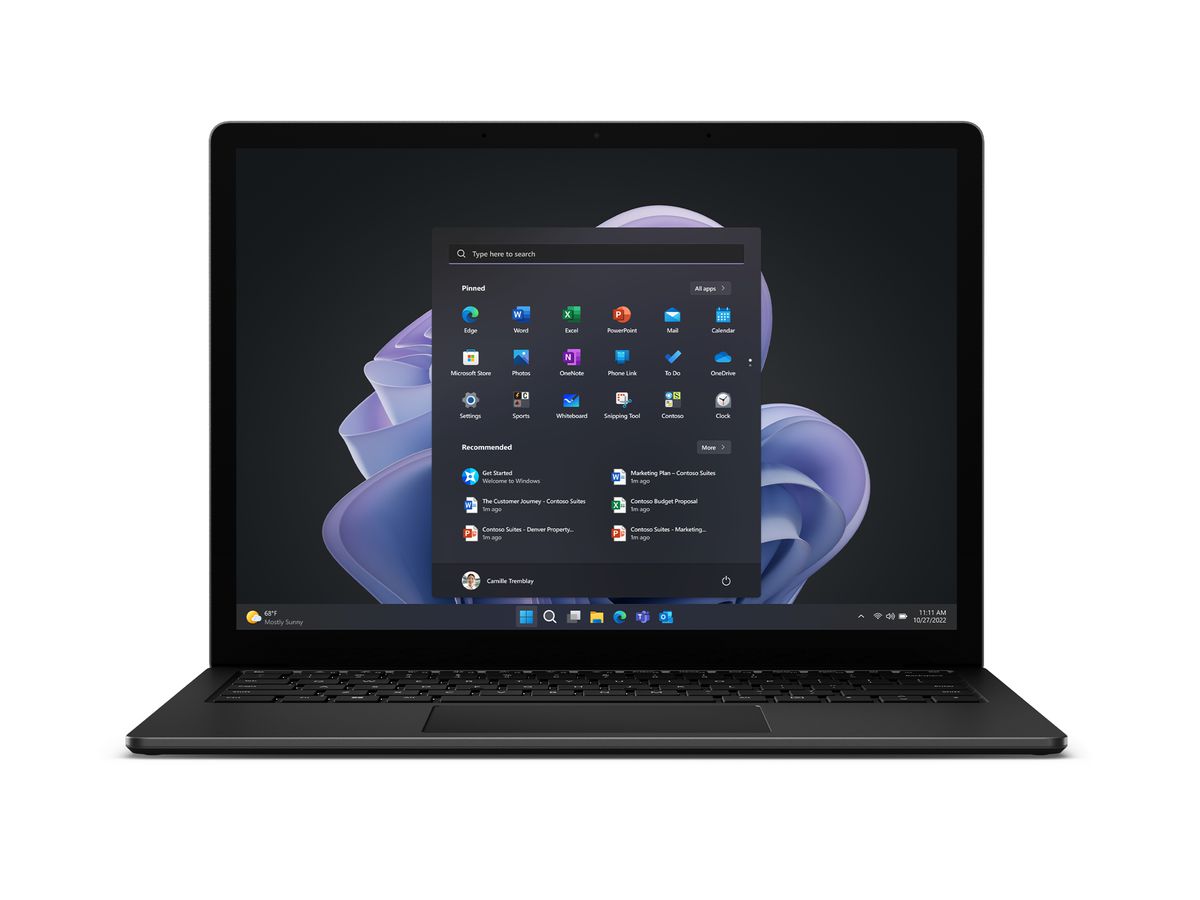 Microsoft Surface Laptop 5 i5-1245U Ordinateur portable 34,3 cm (13.5") Écran tactile Intel® Core™ i5 16 Go LPDDR5x-SDRAM 256 Go SSD Wi-Fi 6 (802.11ax) Windows 10 Pro Noir