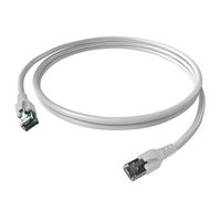EasyLan FlexBoot Cordon Cat.6A, S/FTP, blanc, 0,5 m