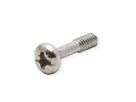 Vis à collerette de SCHROFF, empreinte transversale/fente (M2.5x11), acier nickelé