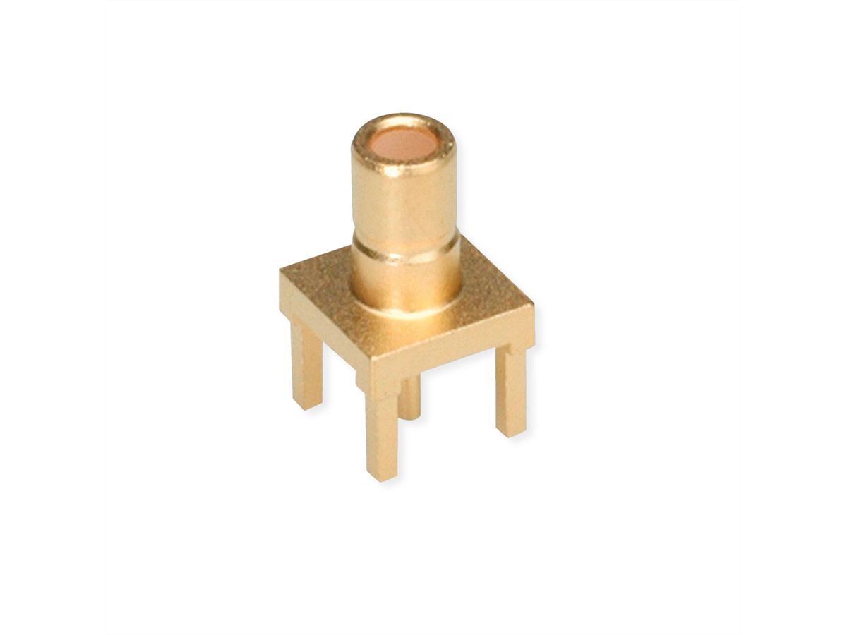 TELEGÄRTNER Connecteur SMB imprimé plaqué or