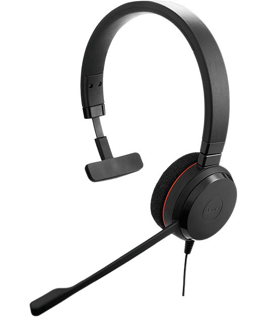 Jabra Evolve 20SE MS Mono Monophonique Bandeau Noir Casque audio