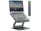 EXSYS EX-1224HM Support pour ordinateur portable, avec station d'accueil USB-C 7 en 1 amovible