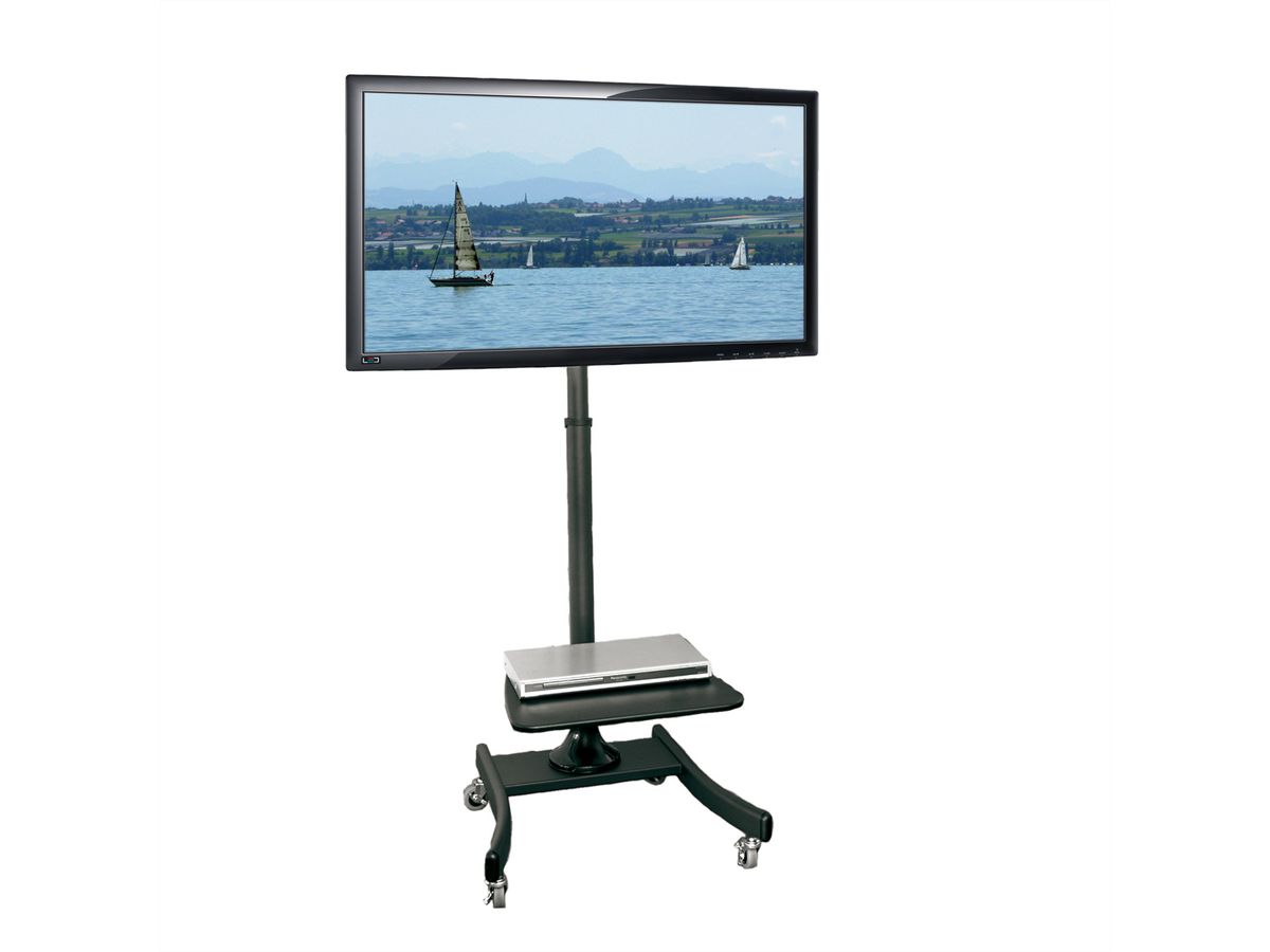 VALUE Support LCD/TV sur roues, noir, jusqu'à 35kg (27" - 47")
