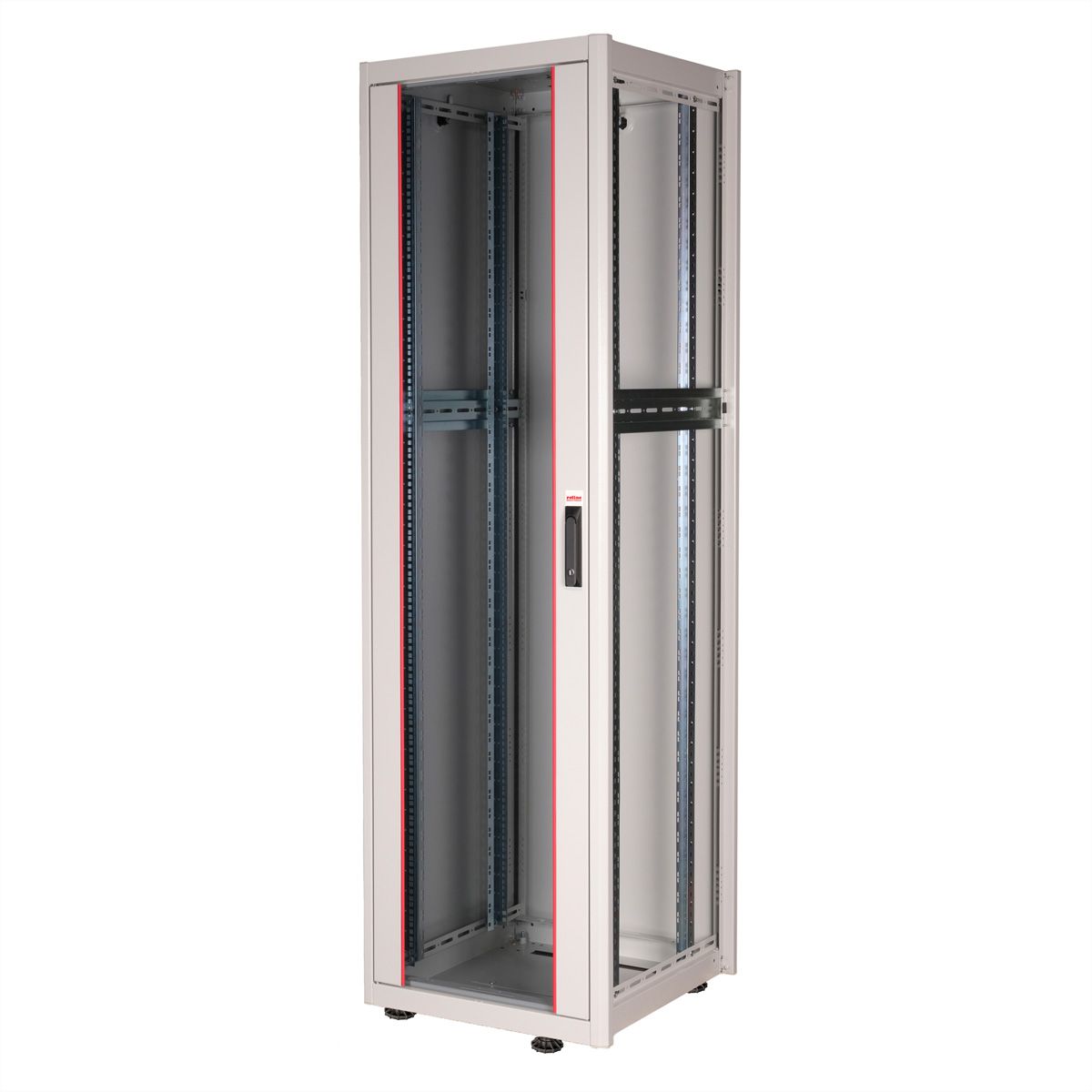 ROLINE 19" Baie réseau Basic 42U, 600x600 LxP Porte verre gris