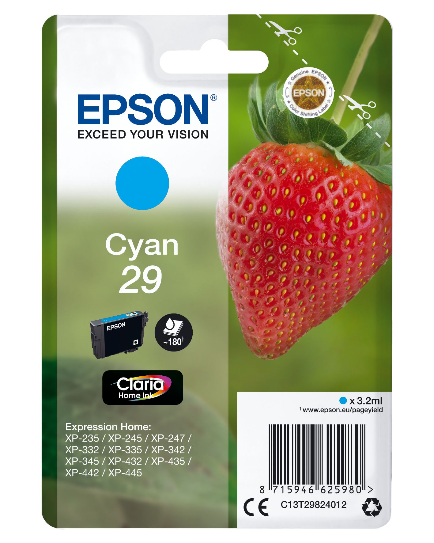 Epson Cartouche "Fraise" - Encre Claria Home C