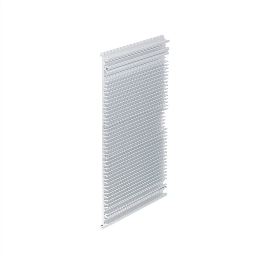 SCHROFF, cadre, type unité enfichable, panneau latéral extrudé, avec ailettes de refroidissement, droite, 6 U, 160 mm