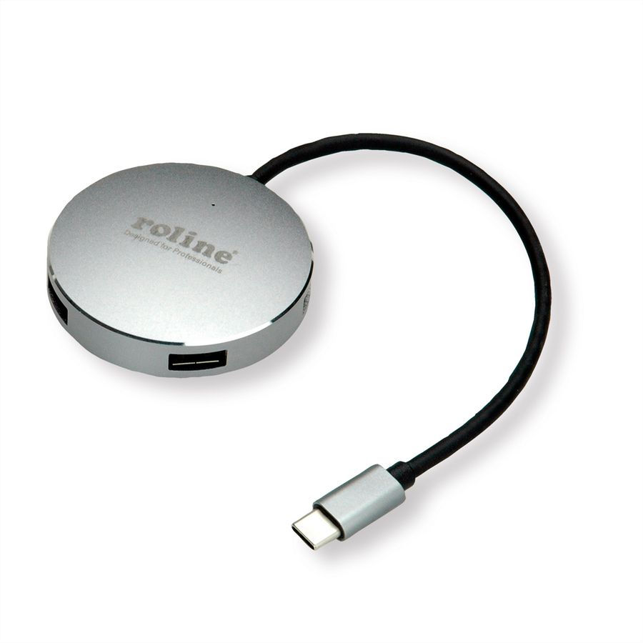 ROLINE Hub USB 3.2 Gen 1, 4 ports, prise type C