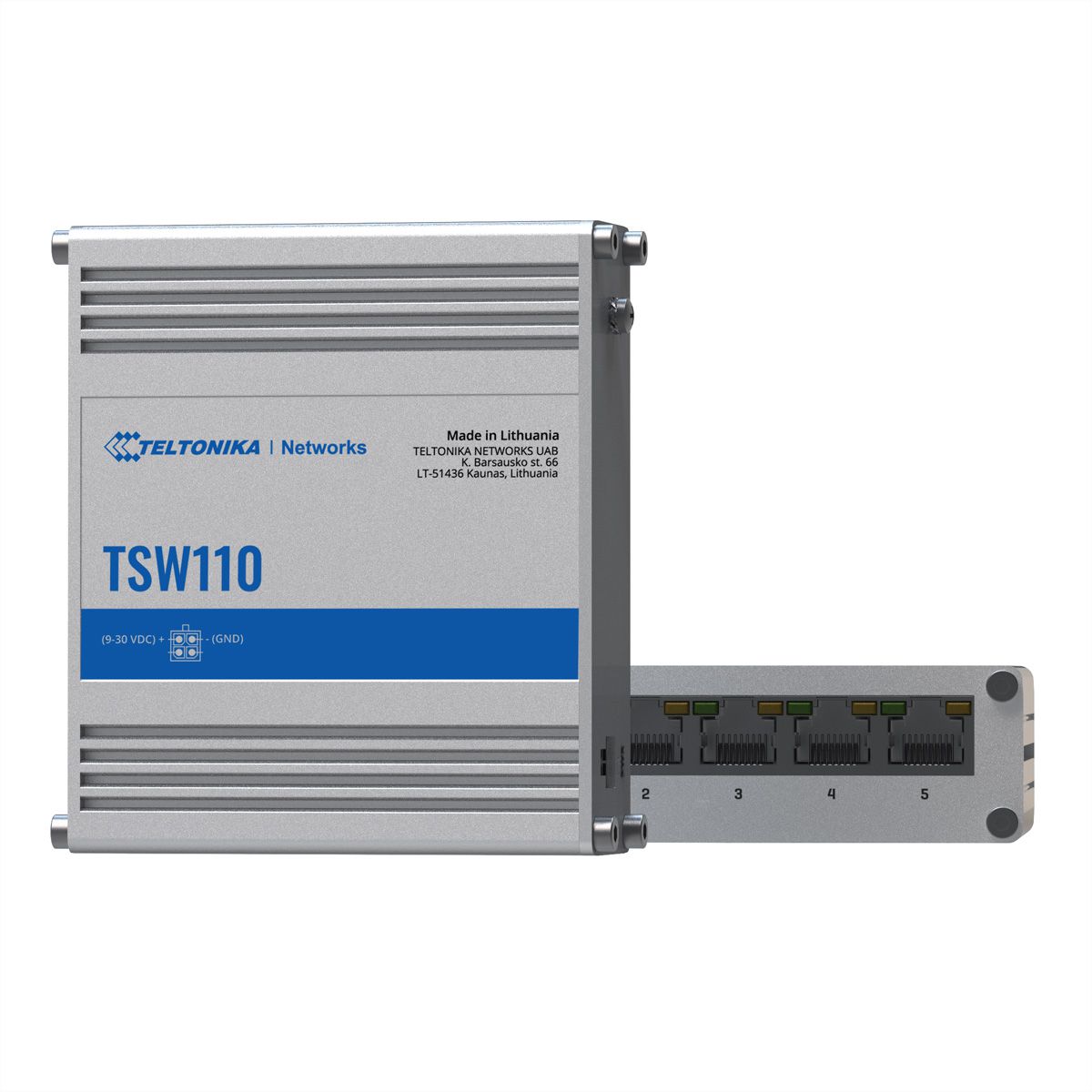 TELTONIKA TSW110 Switch industriel non géré Layer 2 Gigabit