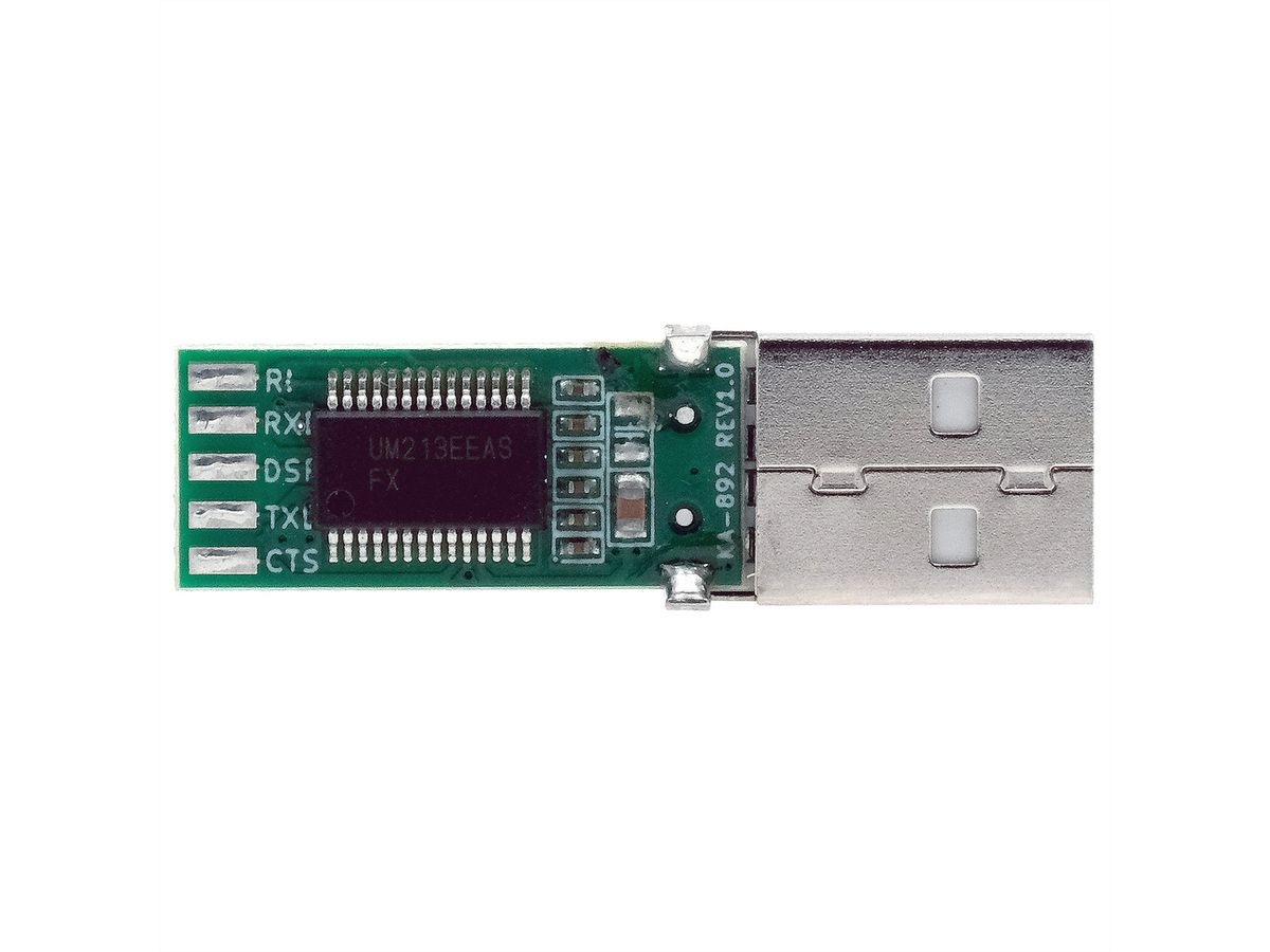 EXSYS EX-13101 Carte de conversion USB vers série 1S RS-232, Chipset FTDI
