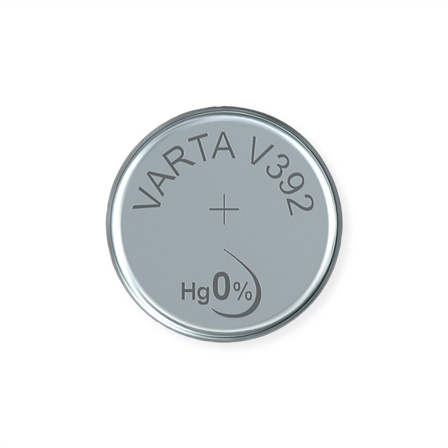 VARTA SR41, paquet de 10, 1,55V, 39mAh, V 392 HC, Oxyde d'argent