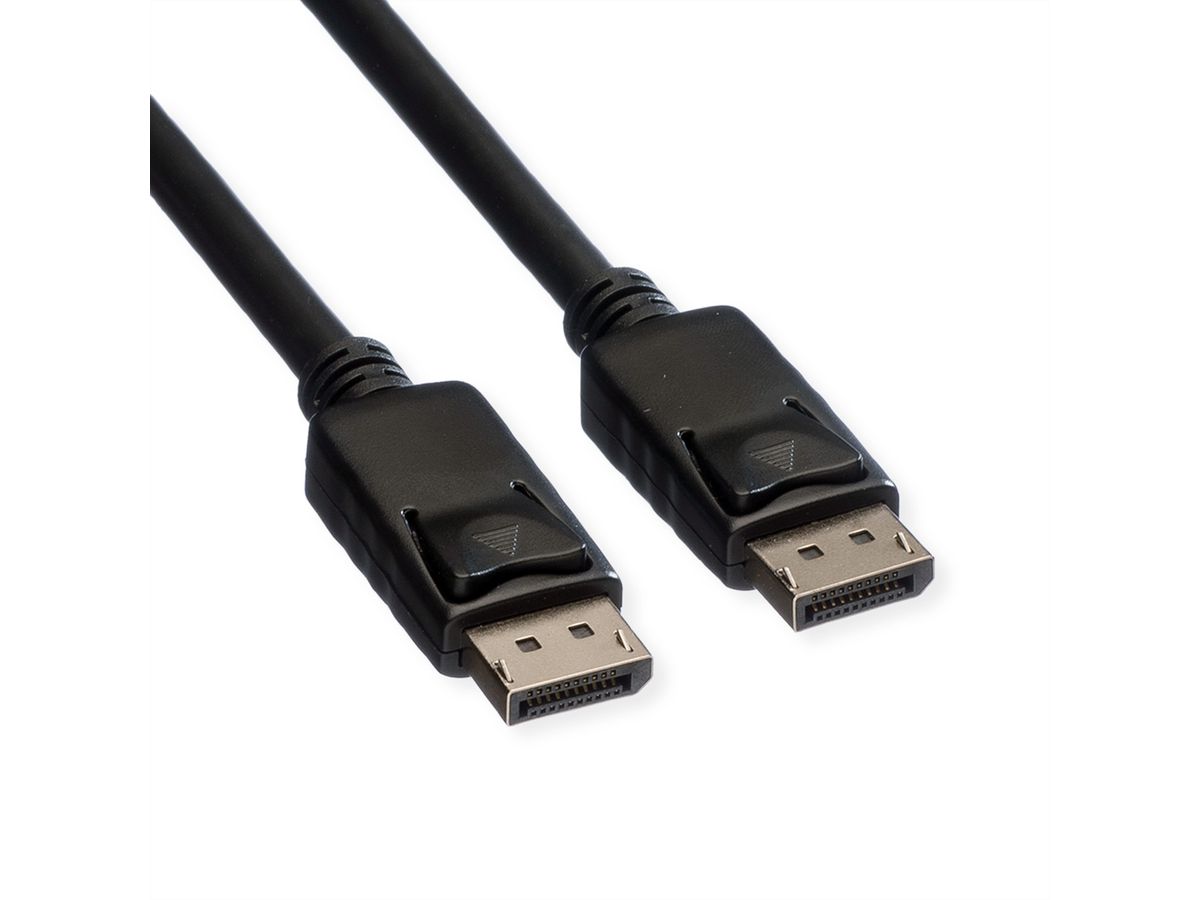 ROLINE Câble DisplayPort v1.2, TPE, DP M - DP M, noir, 7,5 m