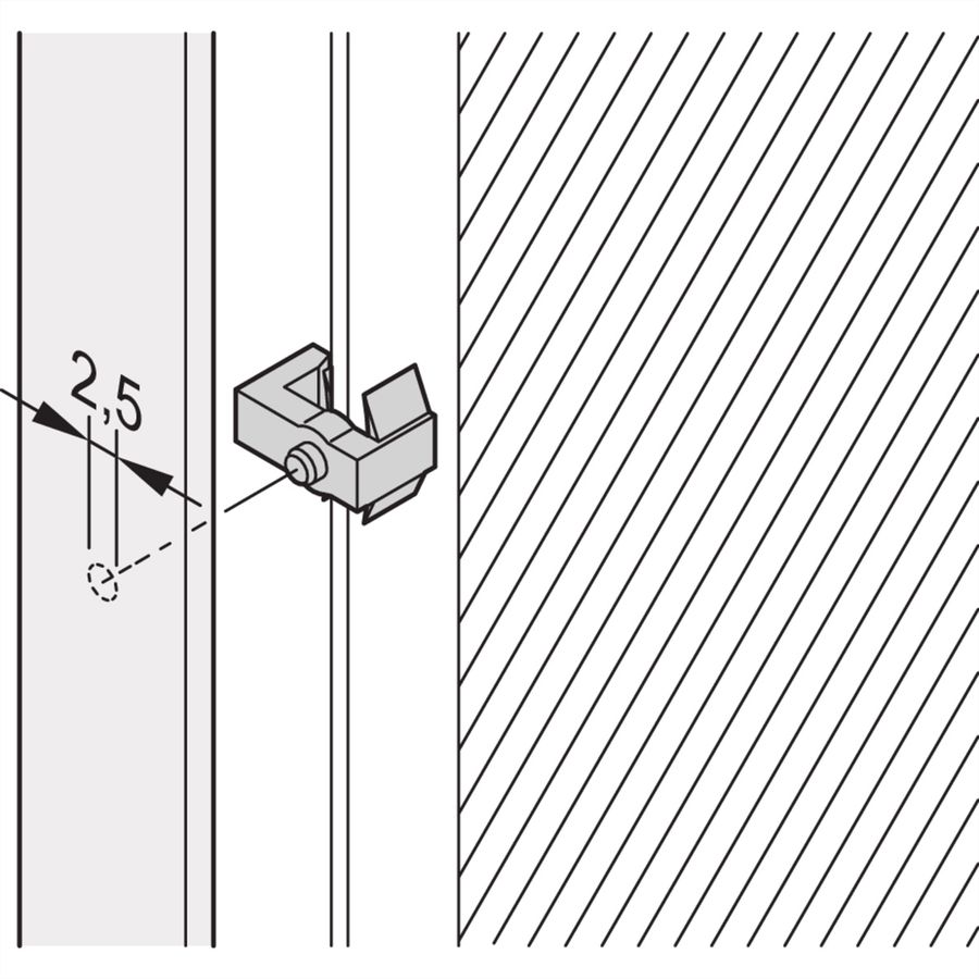 Support central de l'unité enfichable SCHROFF pour cartes imprimées, 6 U
