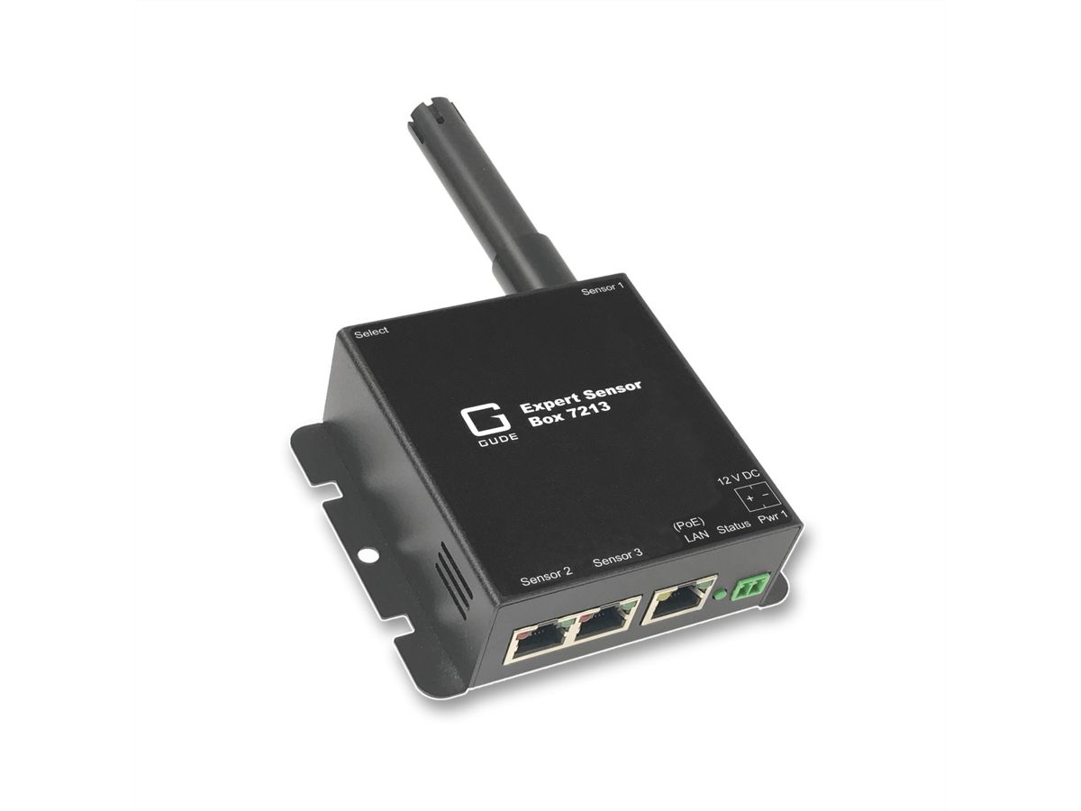 GUDE 721311 Expert Capteur LAN pour la température, PoE