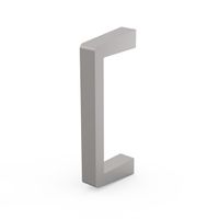 Poignée avant SCHROFF, largeur 7 mm, hauteur 98 mm