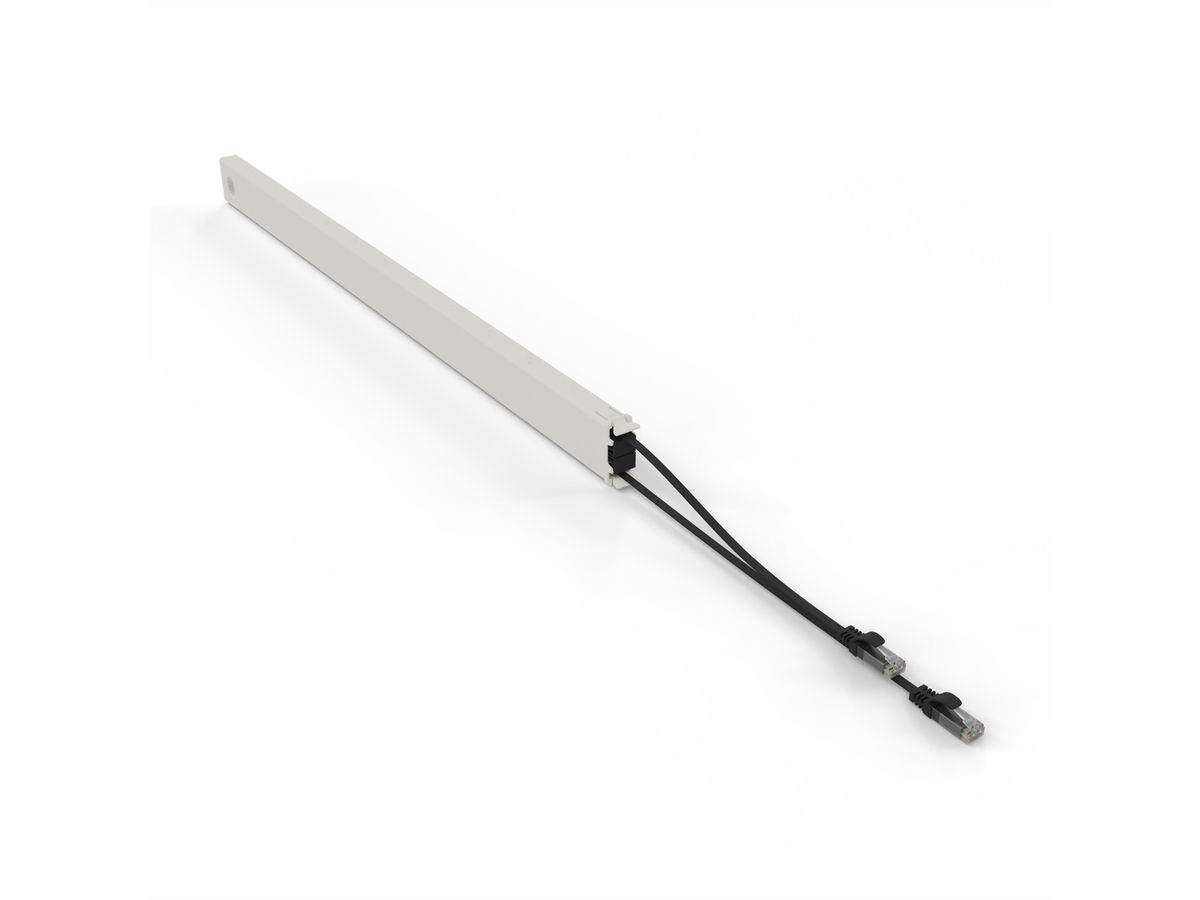 patchbox.one Cassette 46RU UTP noir Cat.6a 2,5 m