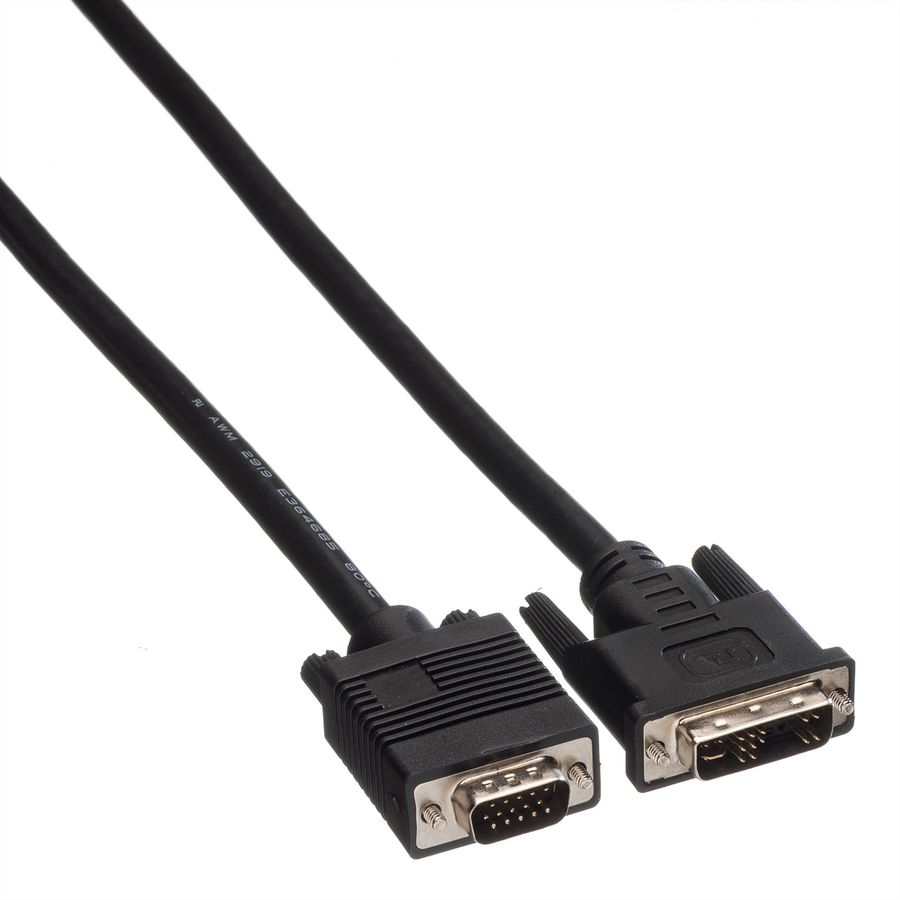 ROLINE Câble VGA DVI, DVI (12+5) M / HD15 M, 5 m