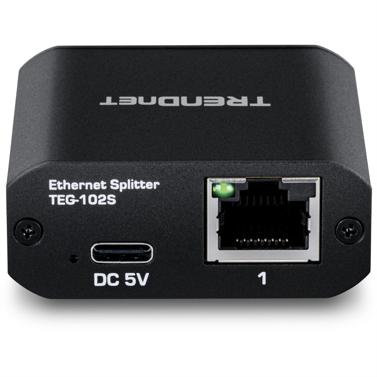 TRENDnet TEG-102S Répartiteur Gigabit à 2 ports avec alimentation USB de type C