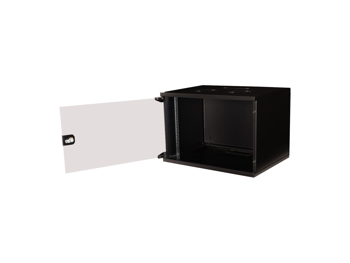 ROLINE 19" Boîtier mural Basic 7U, 540x400 LxP En kit noir