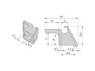 SCHROFF Support de câble pour mallettes