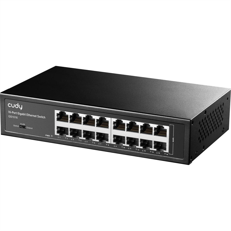 CUDY GS1016 Switch 16 ports Gigabit métal