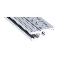 Rail horizontal SCHROFF, avant, type L-OD, léger, sans lèvre, 40 CV