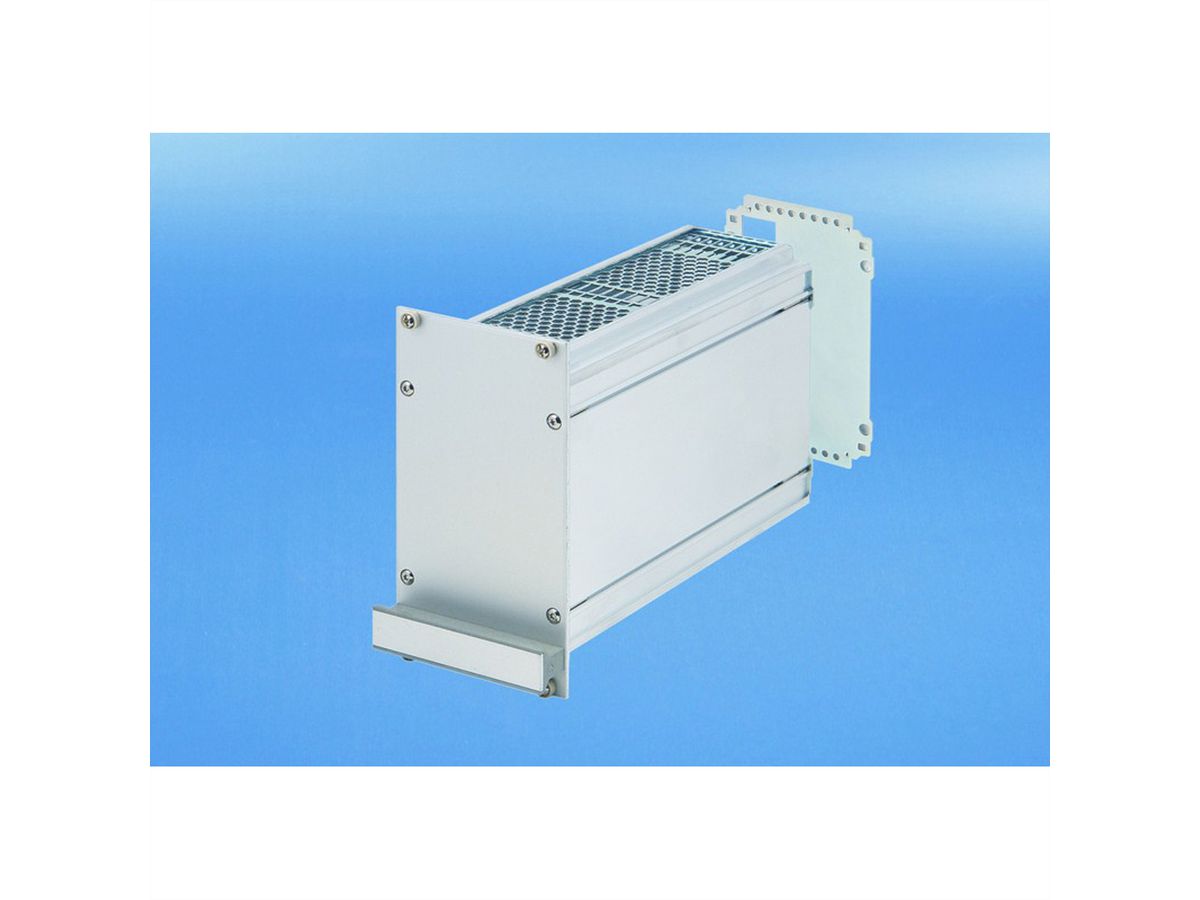 SCHROFF Frame Type Plug-In Unit PRO Kit, Perforated Covers, 1 Connector, 3 U, 28 HP, 227 mm