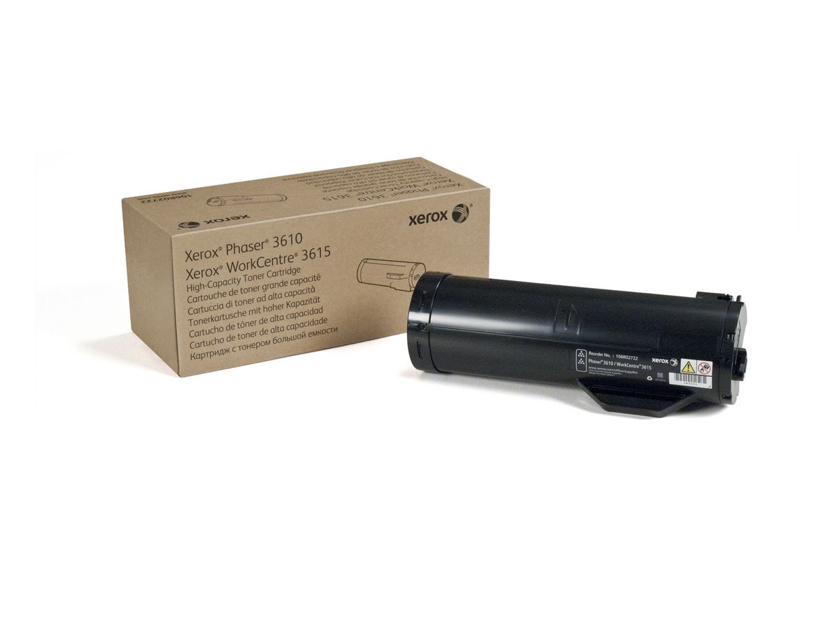 Xerox Cartouche de toner Noir Phaser 3610 / WorkCentre 3615 - 106R02722