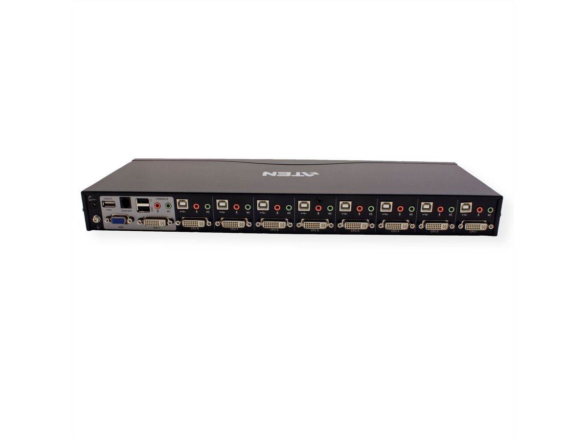 ATEN CS1768 Switch KVM DVI, USB, Audio, 8 ports