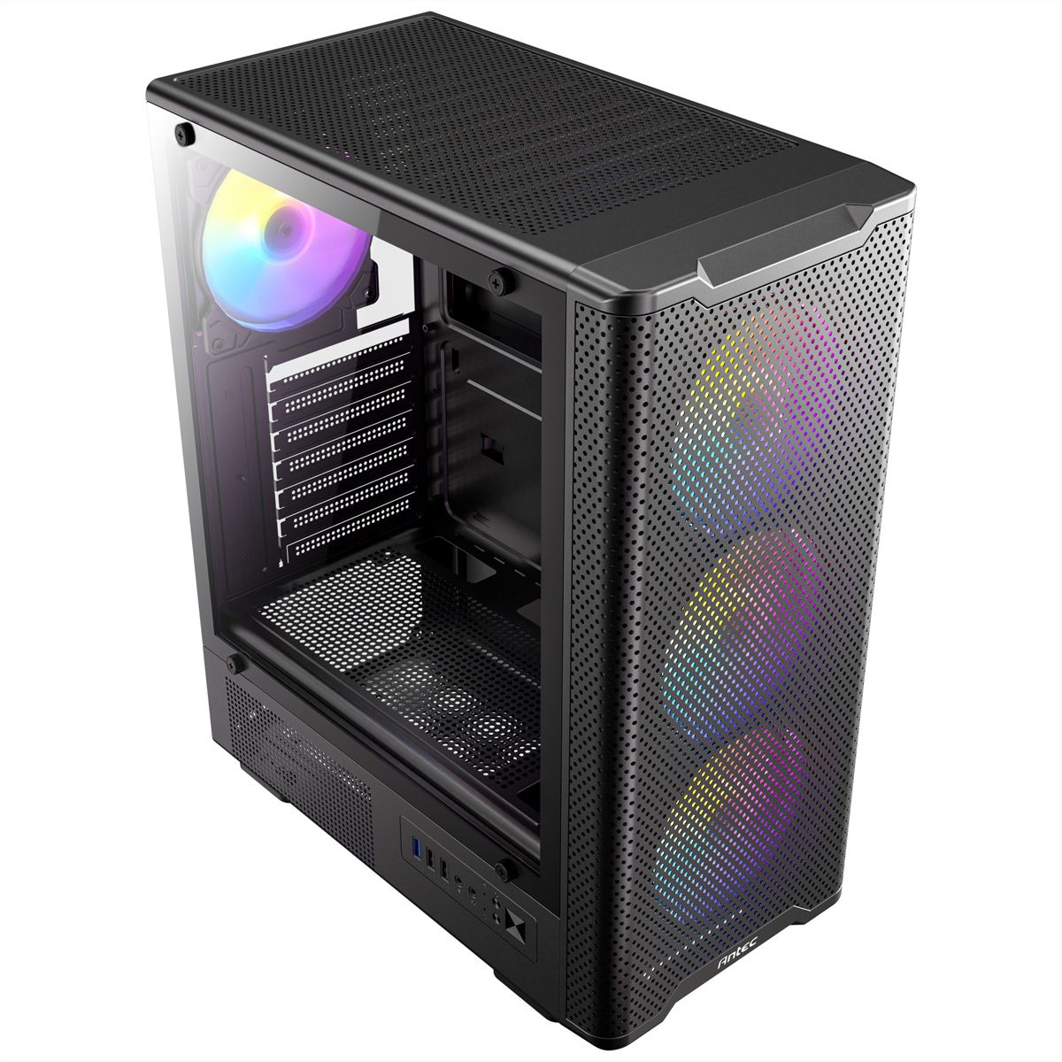 ANTEC VX-310 ARGB Boîtier PC ATX, Micro-ATX , ITX Mid Tower Gaming, noir