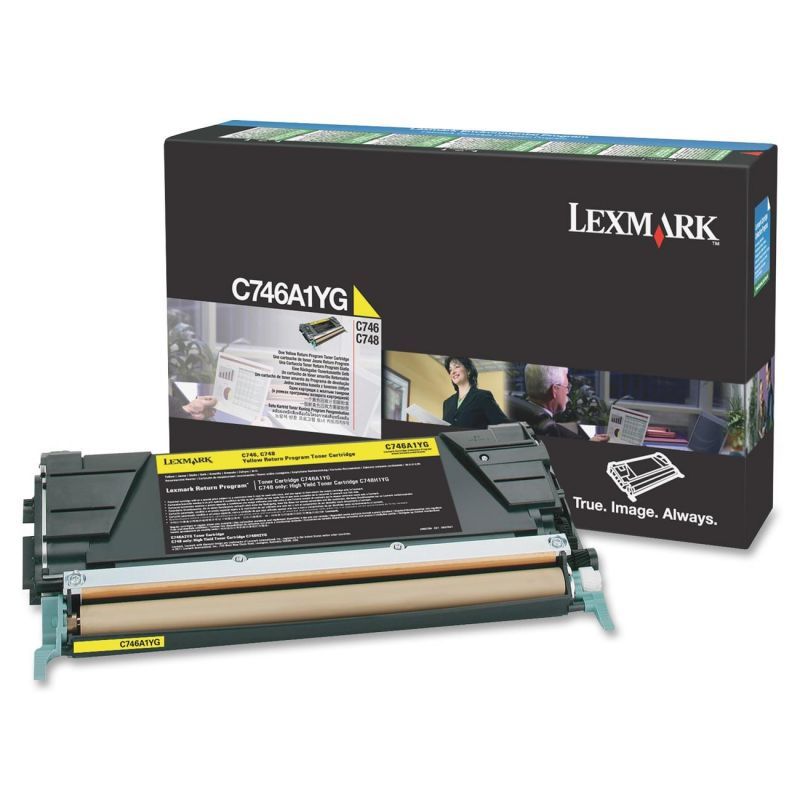 Lexmark C746A1YG Cartouche de toner Original Jaune 1 pièce(s)