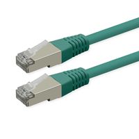 ROLINE Cordon Cat.6 (Classe E), PoE, S/FTP (PiMF) , vert, 5 m