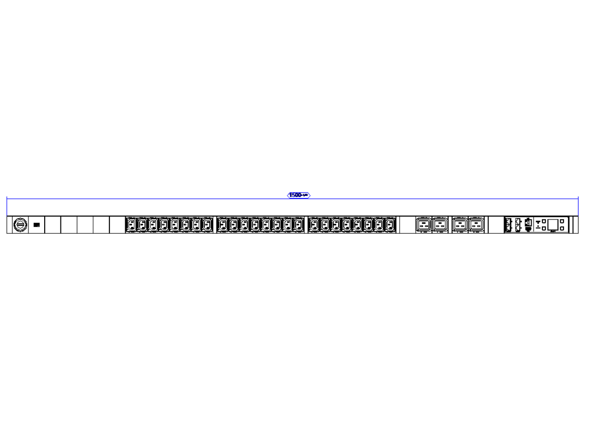 BACHMANN BN3500 24xC13 0ø 4xC19 90ø