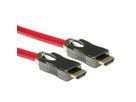 ROLINE Câble HDMI 8K (7680 x 4320) avec Ethernet, M/M, rouge, 5 m