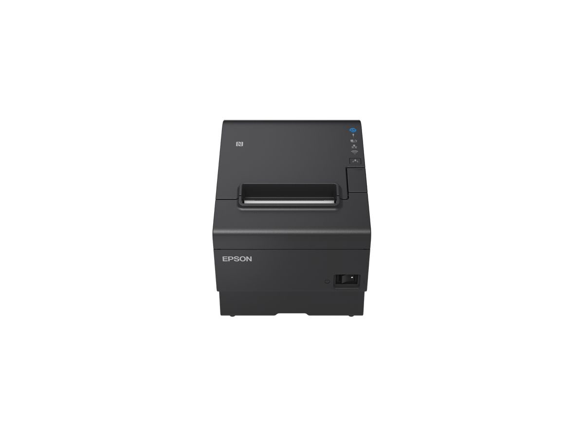 Epson TM-T88VII (132): USB, Ethernet, PoweredUSB, Black