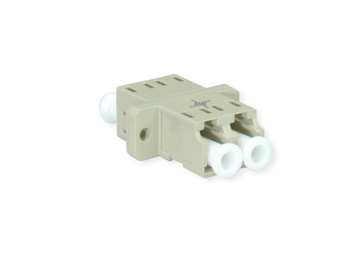 TELEGÄRTNER Coupleur LD Duplex, Multimode, Manchon en céramique, boîtier en plastique, beige, Z77