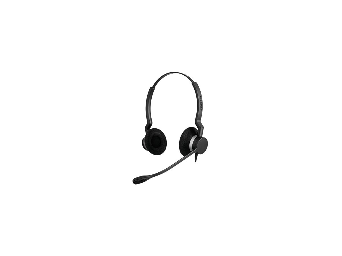 Jabra Biz 2300 Binaural Bandeau Noir Casque audio