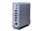 VALUE Station d'accueil USB type C 16 en 1, HDMI/DP 4K60, Gigabit Ethernet, USB-A, USB-C, PD, SD/microSD, Audio