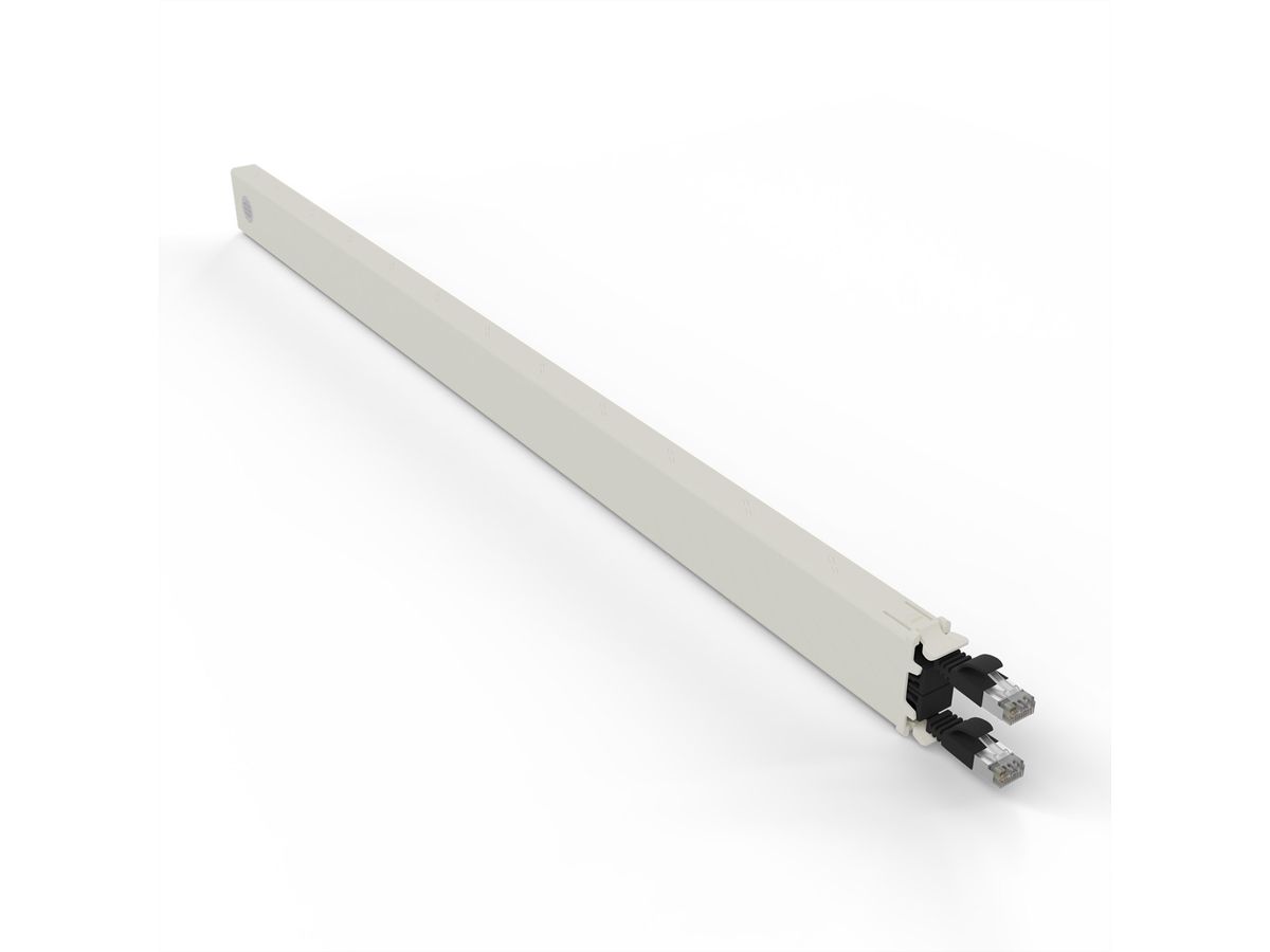 patchbox.one Cassette 30RU STP noir Cat.6a 1,8 m