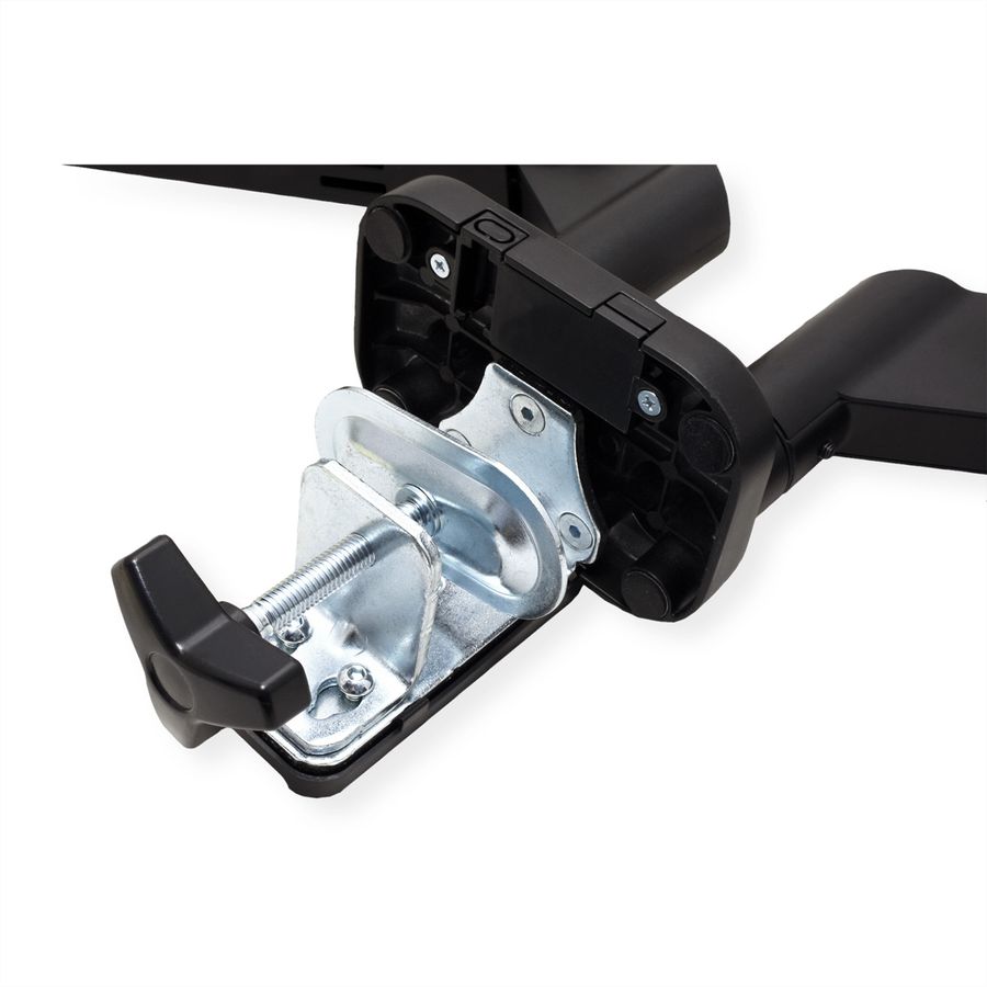 VALUE Bras double LCD, fixation sur bureau, vérin à gaz, 6 articulations
