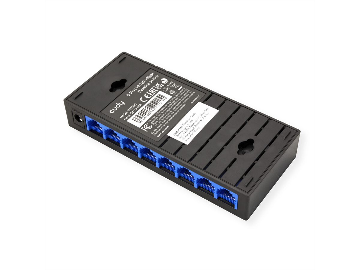 CUDY GS108D Switch 8 ports Gigabit bureau