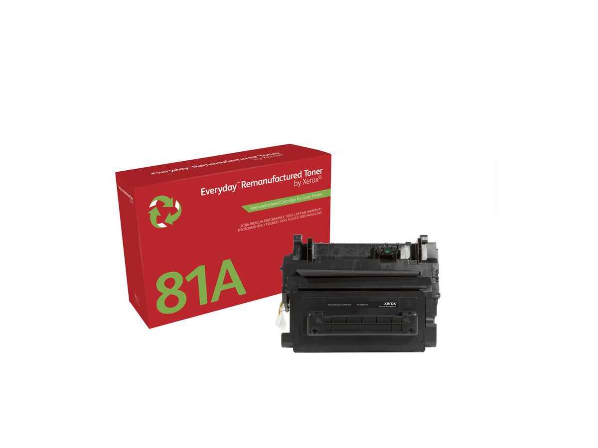 Remanufacturé Everyday Toner Noir de Xerox pour HP 81A (CF281A), Capacité standard