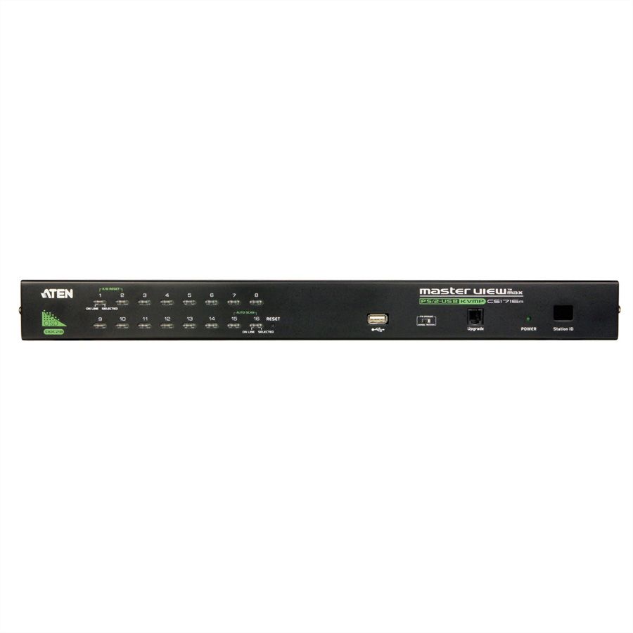 ATEN CS1716A Switch KVM VGA, PS/2-USB, port périphérique USB, 16 ports