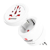 SKROSS Ensemble d'adaptateurs compacts Combo World vers la Suisse