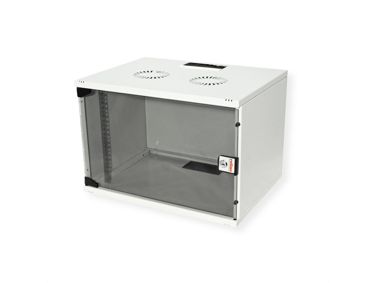 ROLINE 19" Boîtier mural Basic 7U, 540x400 LxP gris, EN KIT