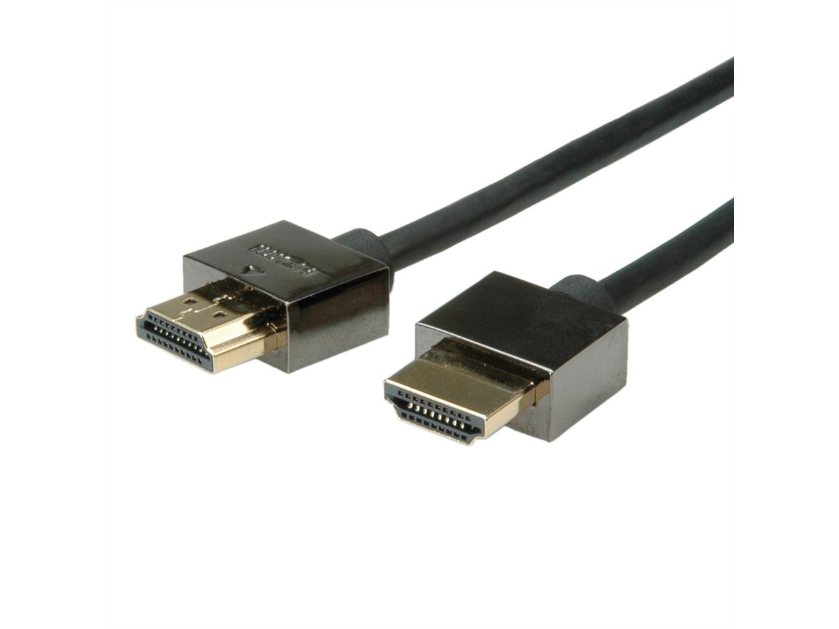 ROLINE Câble Notebook HDMI High Speed avec Ethernet, noir, 5 m