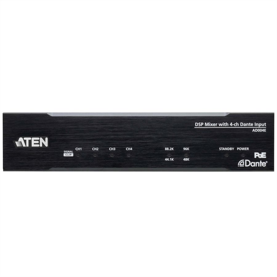 ATEN AD004E Mélangeur DSP avec entrée Dante à 4 canaux