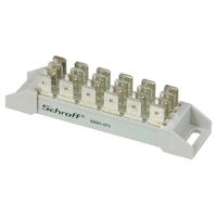 Barre collectrice SCHROFF avec connexions FASTON