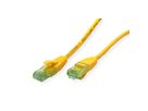 ROLINE RM Cordon UTP Cat.6A / 10 Gigabit, jaune, 0,5 m